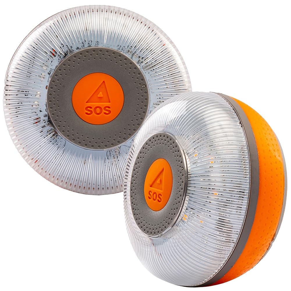 Pack de 2 FlashLED SOS Baliza V16 IoT Conectada a Telefónica y DGT + App SOS Alert